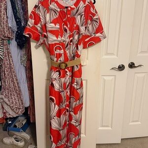 Crosby dress with belt